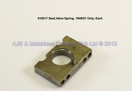 SEAT,VALVE SPRING.1949/51 ONLY