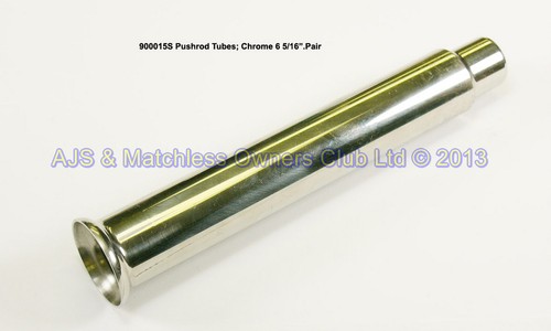 PUSHROD TUBES  6 5/16 (1956 - 1963) STAINLESS STEEL(UN-POLISHED)