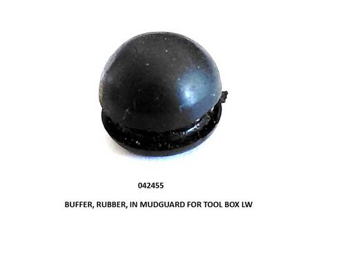 BUFFER, RUBBER, IN MUDGUARD FOR TOOL BOX LW